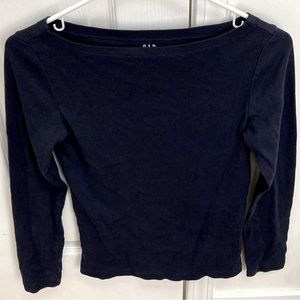 Gap Favorite Navy Long Sleeve Tee